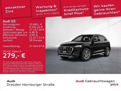 Gebraucht Audi Q5 Ambiente 204 PS (150 kW) 2023 Mythosschwarz metallic SUV