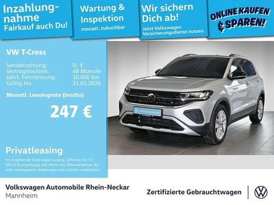 Gebraucht VW T-Cross Goal 116 PS (85 kW) 2025 Reflexsilber metallic SUV