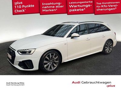 Gebraucht Audi A4 S-Line 204 PS (150 kW) 2023 Gletscherweiß metallic Kombi