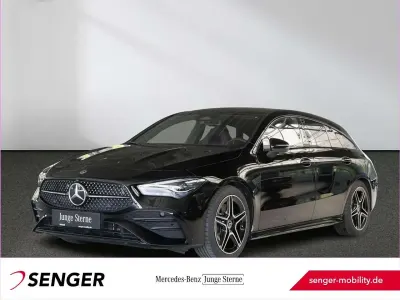Gebraucht Mercedes CLA200 Shooting Brake AMG 163 PS (119 kW) 2025 Unilack nachtschwarz Kombi