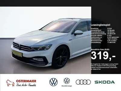 Gebraucht VW Passat R-line 200 PS (147 kW) 2022 Oryxweiß perlmutteffekt Kombi