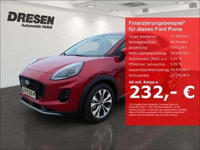 Neu Ford Puma Titanium 125 PS (91 kW) 2025 Rot SUV