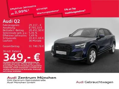 Gebraucht Audi Q2 Advanced Plus 190 PS (139 kW) 2025 Navarrablau metallic SUV