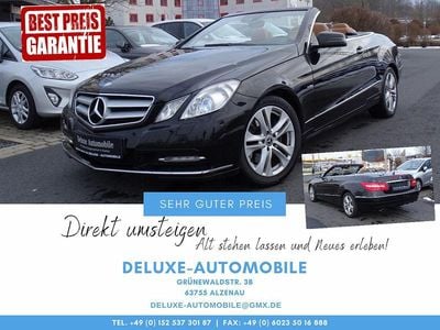 Gebraucht Mercedes E250 204 PS (150 kW) 2011 Schwarz Cabrio