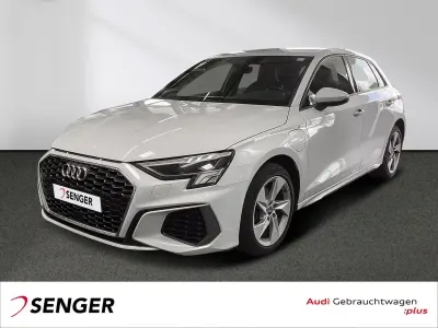 Gebraucht Audi A3 Sportback e-tron S-Line 204 PS (150 kW) 2023 Gletscherweiß metallic Kleinwagen