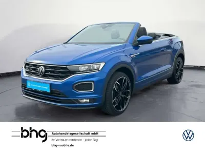 Gebraucht VW T-Roc R-line 150 PS (110 kW) 2021 Ravennablau metallic/schwarz SUV