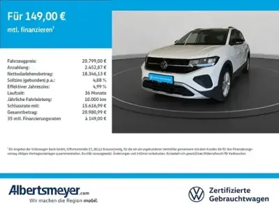 Usata VW T-Cross Goal 70 CV (51 kW) 2025 Bianco SUV