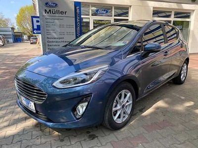 Gebraucht Ford Fiesta Titanium 125 PS (91 kW) 2020 Blau metallic Kleinwagen