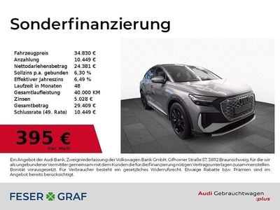 Taifungrau metallic Gebraucht 2022 Audi Q4 Sportback e-tron Ambiente SUV | 34.830 € (Guter Preis)