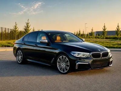 Używany BMW M550 Performance 462 KM (339 kW) 2018 Czarny Sedan/Limuzyna