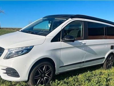 Begagnad Mercedes V300 Marco Polo 225 HK (165 kW) 2022 Vit Minibuss