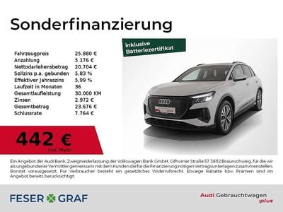 Gebraucht Audi Q4 e-tron Ambiente 150 kW (204 PS) 2022 Gletscherweiß SUV
