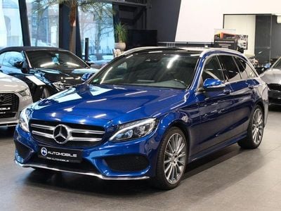 Blau Gebraucht 2015 Mercedes C250 AMG line Limousine | 17.980 € (Fairer Preis)
