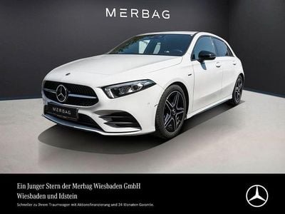 Gebraucht Mercedes A180 AMG line 136 PS (100 kW) 2021 Digitalweiß Limousine