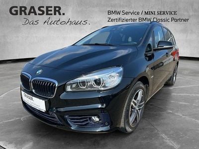 Gebraucht BMW 218 Gran Tourer Sport Line 136 PS (100 kW) 2017 Schwarz Van / Kleinbus