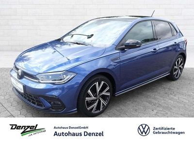Reef blue metallic Gebraucht 2024 VW Polo R-line Limousine | 23.990 € (Fairer Preis)