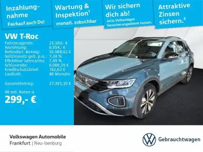 Gebraucht VW T-Roc Goal 116 PS (85 kW) 2025 Blau SUV