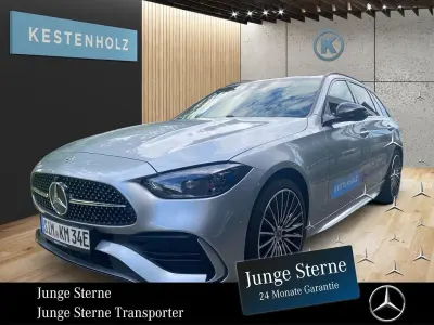 Gebraucht Mercedes C300e AMG 313 PS (230 kW) 2025 Lack hightechsilber Kombi