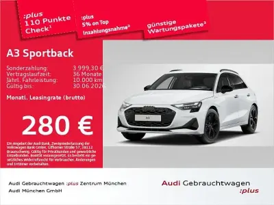 Używany Audi A3 Advanced 204 KM (150 kW) 2025 Biały Sedan/Limuzyna