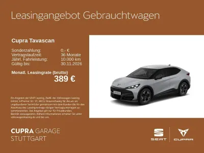 Gebraucht Cupra Tavascan Endurance 210 kW (286 PS) 2025 White silver metallic SUV