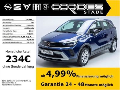 Gebraucht Opel Crossland Elegance 110 PS (80 kW) 2021 Nautic blau SUV