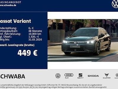 Neu VW Passat R-line 193 PS (141 kW) 2025 Schwarz Kombi