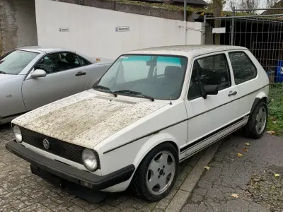 Brugt VW Golf I S 70 HK (51 kW) 1981 Hvid Hatchback