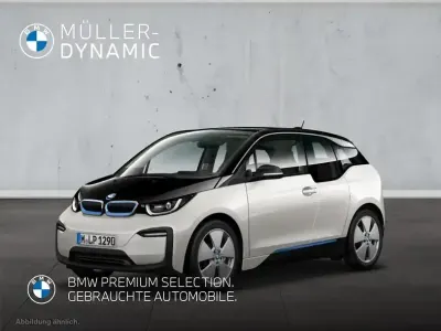 Gebraucht BMW i3 Comfort Edition 125 kW (170 PS) 2020 Capparisweiß mit akzent bmw i blau Kleinwagen