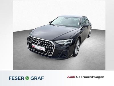 Brillantschwarz Gebraucht 2023 Audi A8 Ambiente Limousine | 62.890 € (Fairer Preis)