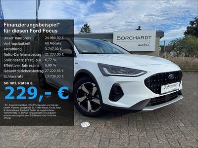 Używany Ford Focus Active X 155 KM (114 kW) 2023 Biały Sedan/Limuzyna