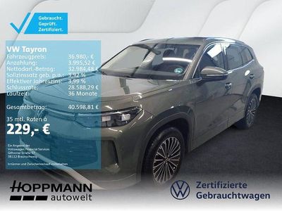 Brugt VW Tayron Life 150 HK (110 kW) 2025 Grøn SUV