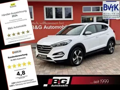 Gebraucht Hyundai Tucson Advantage 177 PS (130 kW) 2018 Weiß SUV