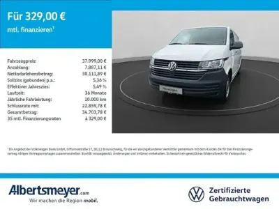 Neu VW T7 110 PS (80 kW) 2025 Weiß Van