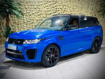 Gebraucht Land Rover Range Rover Sport SVR 575 PS (422 kW) 2022 Blau SUV