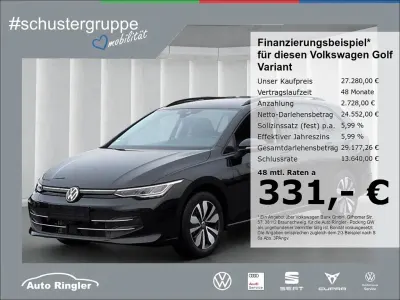 Gebraucht VW Golf VIII Goal 116 PS (85 kW) 2025 Grenadillschwarz metallic Kombi