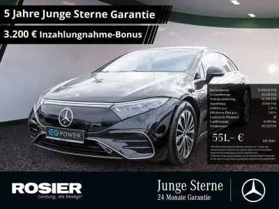 Brugt Mercedes EQS450+ Premium Plus 264 kW (360 HK) 2024 Sort Sedan