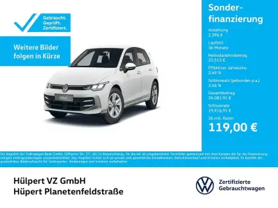 Brugt VW Golf VIII Life 116 HK (85 kW) 2025 Hvid Sedan