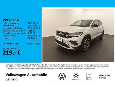 Gebraucht VW T-Cross Style 116 PS (85 kW) 2025 Grau SUV