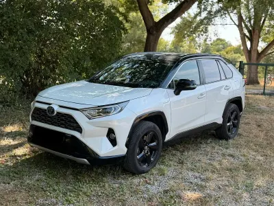 Gebraucht Toyota RAV4 Hybrid Edition 178 PS (130 kW) 2022 Weiß SUV