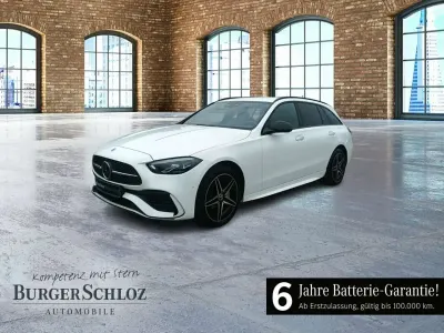 Gebraucht Mercedes C300e AMG 313 PS (230 kW) 2023 Unilack polarweiß Kombi