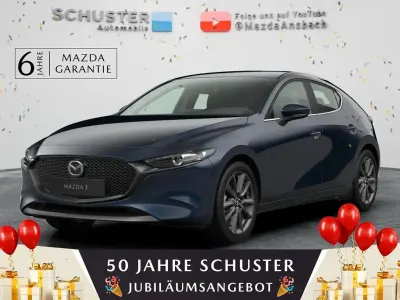 Neu Mazda 3 140 PS (102 kW) 2026 Blau Limousine