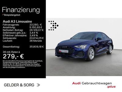 Second-hand Audi A3 Business 150 CP (110 kW) 2025 Albastru Berlinǎ
