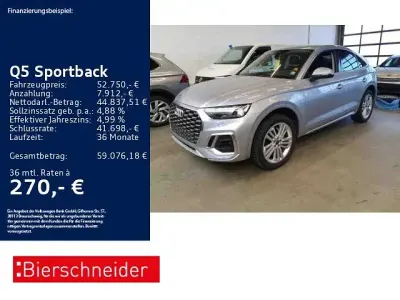 Używany Audi Q5 Sportback Basis 204 KM (150 kW) 2025 Srebrny SUV