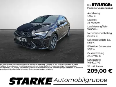 Neu Seat Ibiza FR 116 PS (85 kW) 2026 Mitternachtsschwarz Kleinwagen