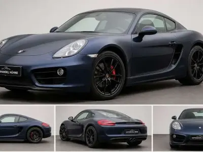 Brugt Porsche Cayman S 325 HK (239 kW) 2013 Blå Coupe