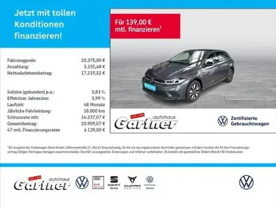 Gebraucht VW Polo Goal 80 PS (58 kW) 2025 Rauchgrau metallic Kleinwagen