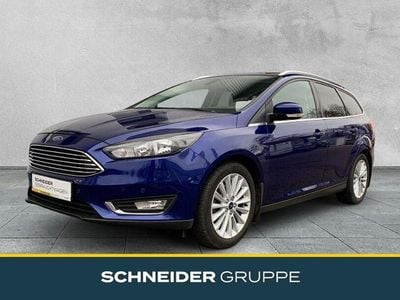 Blau Gebraucht 2018 Ford Focus Titanium Kombi | 13.890 € (Fairer Preis)