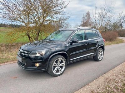 Gebraucht VW Tiguan R-line 160 PS (117 kW) 2014 Schwarz SUV
