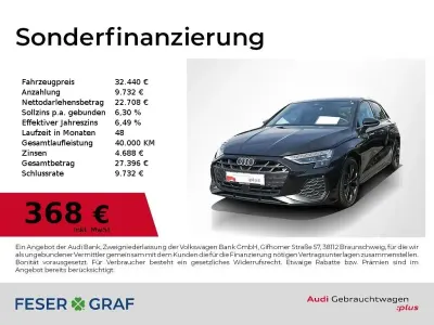 Gebraucht Audi A3 S-Line 150 PS (110 kW) 2025 Schwarz Limousine