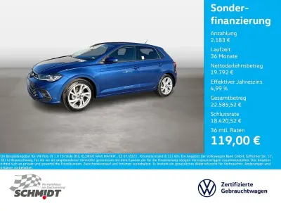 Usata VW Polo IQ Drive 95 CV (69 kW) 2024 Blu Berlina
